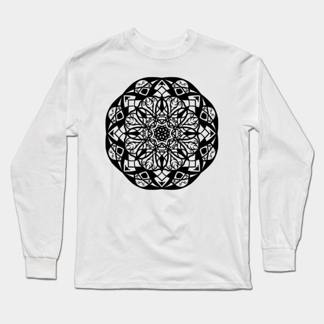 Mandala Collection #11 Long Sleeve T-Shirt by ND Studio